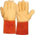 Pyramex Grain + Split Cowhide Leather Welding Glove, Size Medium - Pkg Qty 12 GL6001WM